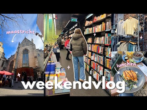 Weekend vlog ⭐️ weekend in Maastricht 🎀 lunch & shopping 🤍