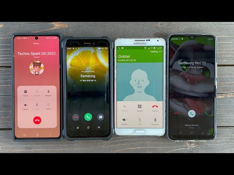 Incoming call/ Oukitel Wp5 Pro, Tecno Spark, Samsung Galaxy Note 20, Note 3