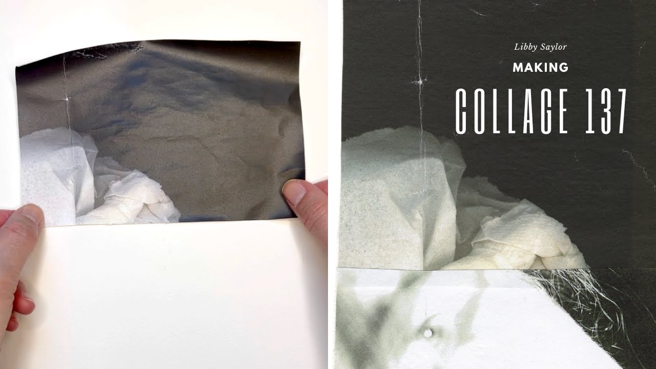 Collage Time-Lapse | Black and White Eyes