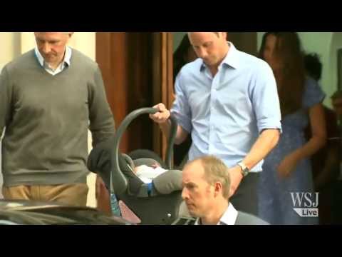 Will and Kate Leave Hospital With New Son | Royal Baby Video