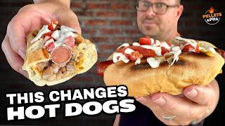 This Might Be the BEST Hot Dog I've EVER MADE - NEW Charcoal Grill Hot Dogs!