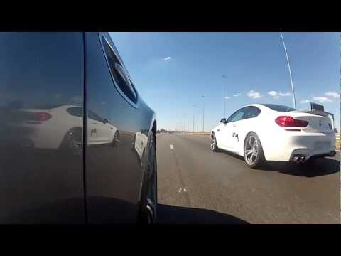 Drag race BMW M6 vs BMW M5