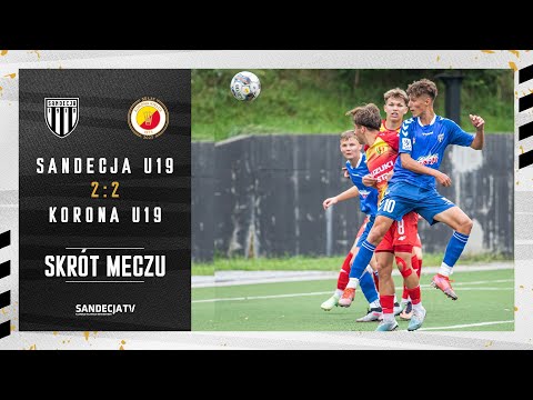 CLJ U19: Sandecja Nowy Sącz - Korona Kielce 2:2 (0:0), skrót meczu | 28.08.2023