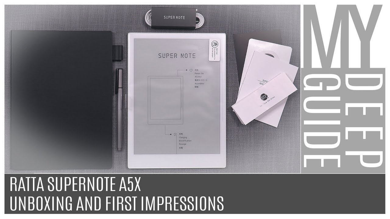 Ratta Supernote A5X: Unboxing And First Impressions