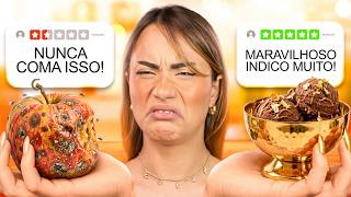 MEUS INSCRITOS ESCOLHERAM O QUE EU IA COMER!