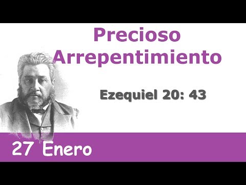 Precioso Arrepentimiento 27 Enero | Devocional La Chequera del Banco de la Fe Charles Spurgeon