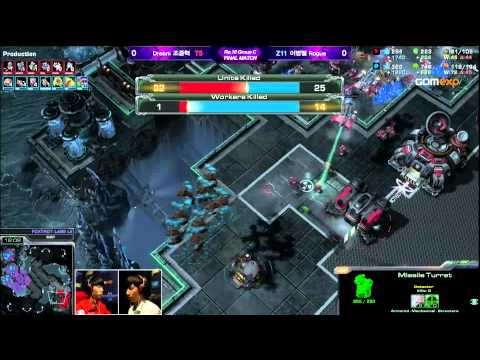 Dream vs Rogue (TvZ) - GSL S1 Code S Ro16 Group C Match 5 Set 1 -StarCraft 2