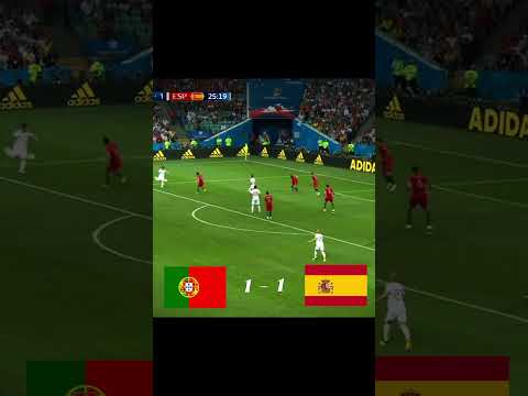 Spain VS Portugal 2018 | 🔥#shorts