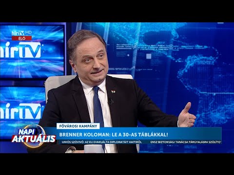 Napi aktuális - Brenner Koloman (2024-03-11) - HÍR TV