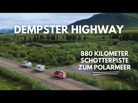 Dempster Highway. 880 Kilometer Schotterpiste bis zum Polarmeer.