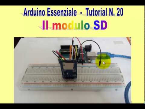 Arduino Essenziale - Modulo Sd Card - Tutorial N.20