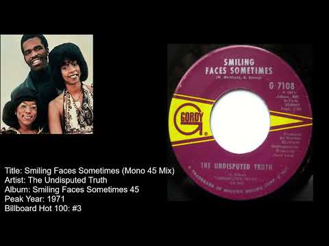 The Undisputed Truth -Smiling Faces Sometimes