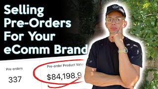 Selling $80K In Pre-Orders For eCommerce Brand | SAMIR CHIBANE