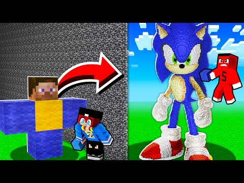 HASANI YAPI KAPIŞMASINDA SONIC ile TROLLEDİM !! - Minecraft