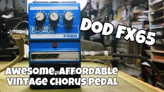 Video thumbnail for DOD FX65- Best 80’s Chorus Tone? by Cornerstone Christian & Music Store