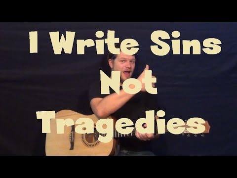 I Write Sins Not Tragedies (Panic! At The Disco) Easy Guitar Lesson How to Play Tutorial