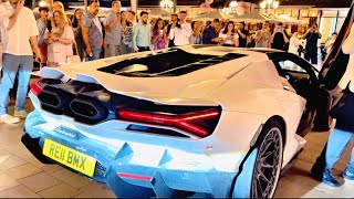Monaco Night Life: Bugatti, Aston Valour, McLaren P1 & Koenigsegg Agera