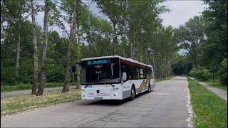 «Летний маршрут» ЛиАЗ-5292.65 №1277 (Р234УА) маршрут 25 #рязань