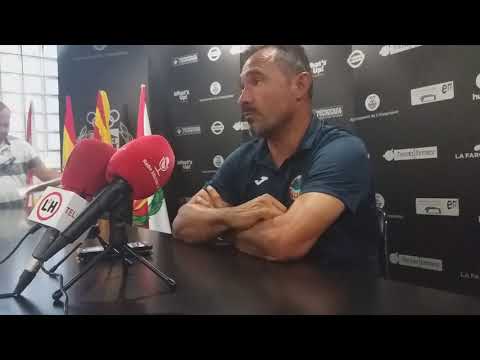 Rueda de prensa Leo López C. E. L'Hospitalet - F. C. Ascó