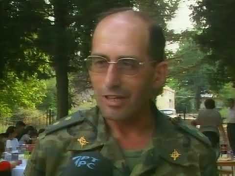 Posjeta španske brigade SFOR - a udruženju Sunce nam je zajedničko (RTRS 2001)