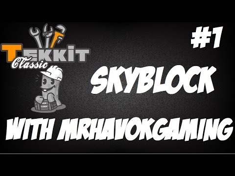 Tekkit Skyblock #1 This Island Is Like No Other!
