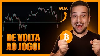 🔥 BITCOIN ROMPE OS 90K E RETORNA PRO CANAL DE ACUMULAÇÃO