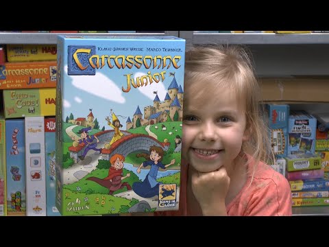 Carcassonne Junior Neuauflage (Hans im Glück) - ab 4 Jahre (Empfehlung bis 6 Jahre)