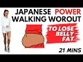 21 Min JAPANESE WALKING WORKOUT To LOSE BELLY FAT 3x3 Method By Lucy Wyndham Read