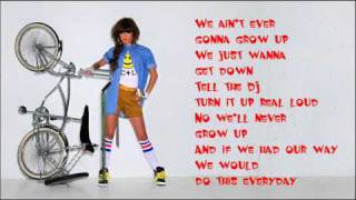 Cher Lloyd - Grow Up (ft. Busta Rhymes) / with lyrics on screen