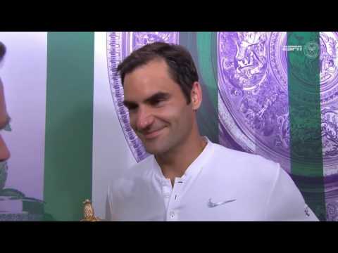 Roger Federer vs Marin Cilic - Wimbledon 2017 Finals Interview
