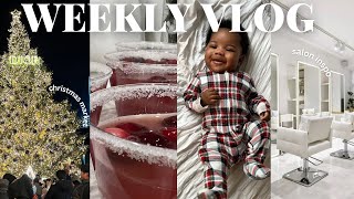 VLOGMAS: SO MUCH IS HAPPENING! ASHERS SICK😞 + CHRISTMAS MARKET + SETTING UP NEW SALON +COOK WITH ME