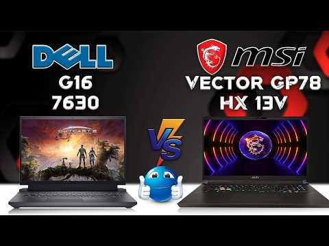 Dell g16 7630 vs MSI Vector GP78 | Best Mid Gaming Laptops Today | Tech compare