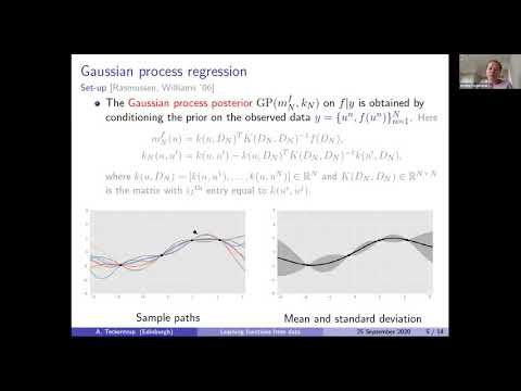 ExCALIBUR SLE 2: Aretha Teckentrup: Learning functions from data