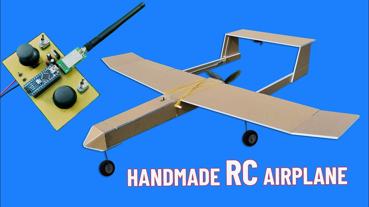 How to Make Super Simple RC Airplane With Handmade RC