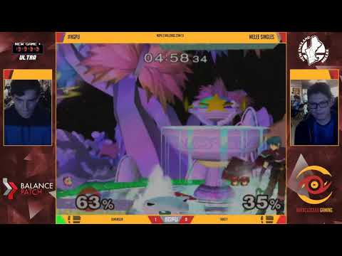 NGPU 51 SSBM - Dimension (Marth) vs. Twisty (Jigglypuff) - Melee WSF