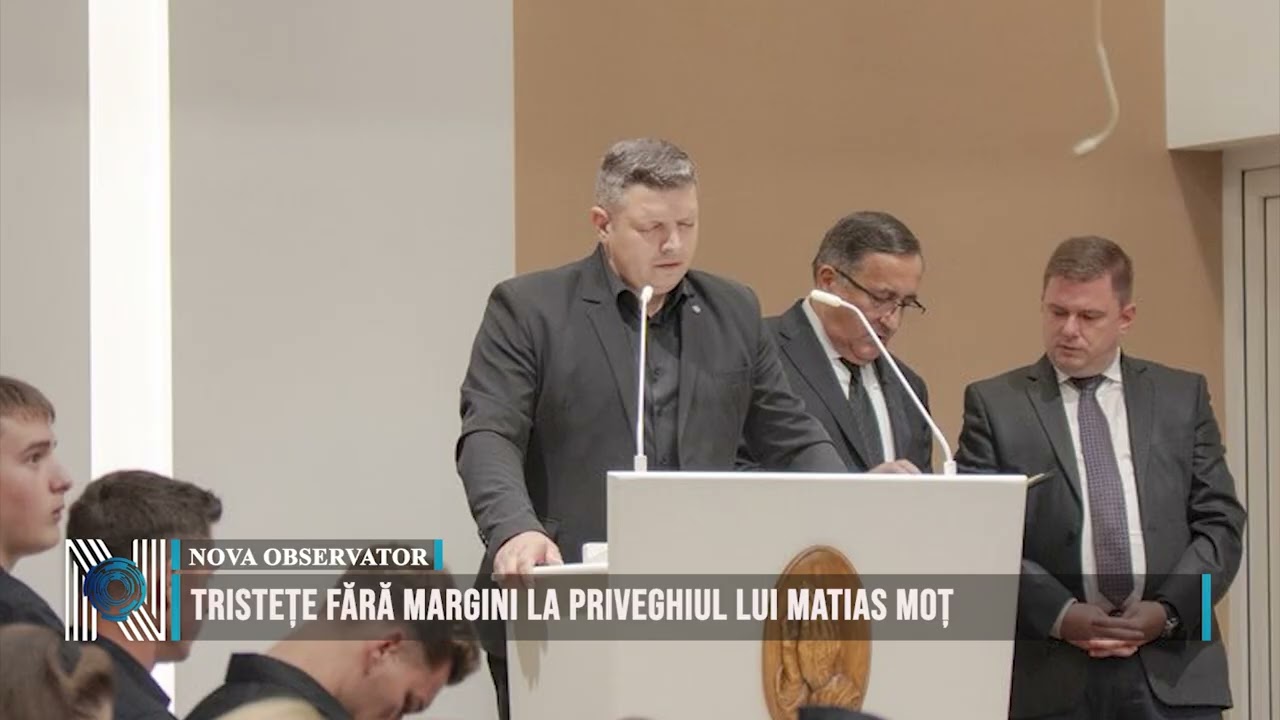 Tristețe fără margini la priveghiul lui Matias Moț