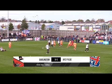 Darlington 1-1 AFC Fylde - Vanarama National League North - 2016/17