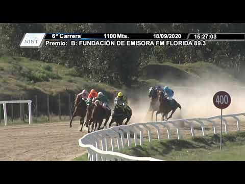18/09/2020 – Hipodromo Florida – Carr 6 – FUNDACIÓN DE EMISORA FM FLORIDA 89.3