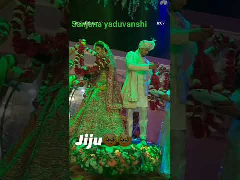 Sanjana aur shyam ki shadi🥳🥳 #wedding #sanjana #shyam #shadi #jaimalavideo #viralvideo#yt #nayibahu