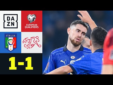 Notte tragica! Italien vergibt Matchball: Italien - Schweiz 1:1 | UEFA European Qualifiers| DAZN