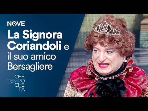 La Signora Coriandoli e il suo amico bersagliere | Che tempo che fa