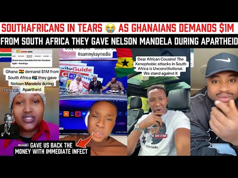 OMG 😱 ‼️, SouthAfricans In Tears As Ghanaians Demands $1M Back From SA they Gave To Nelson Mandela..