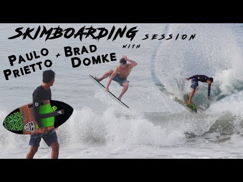 Skimboarding Session with Brad Domke and Paulo Prietto in California ~ #throwbackthursday