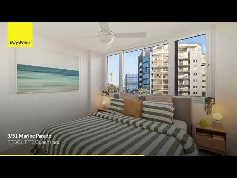 3/51 Marine Parade, Redcliffe, QLD 4020, 3房, 1浴, Apartment