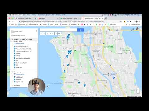 How to use google my maps to create a route for street teams, field marketers and sign placers