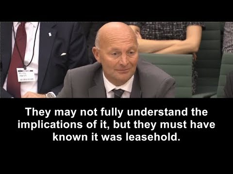 "But they must have known it was leasehold" David Jenkinson @PersimmonHomes #LeaseholdScandal