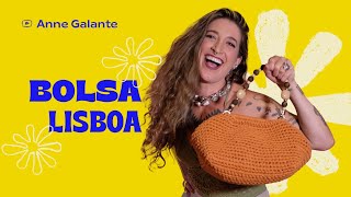 Bolsa de crochê com base retangular super fácil PASSO A PASSO