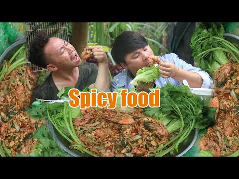 npawg lem ,tub zeb  noj koob cws tuav ntsim tshaj plaws กินตำเผ็ดที่สุด eat spicy food