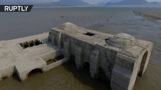 Pieces of 'Atlantis': 16th century Dominican church revealed in drought (Drone footage)