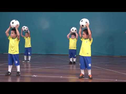 Dança Jogador de futebol - Festa de encerramento 2016